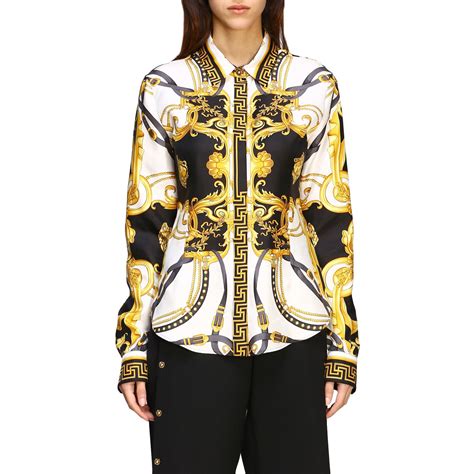 replica versace silk shirts womens|versace silk shirt price.